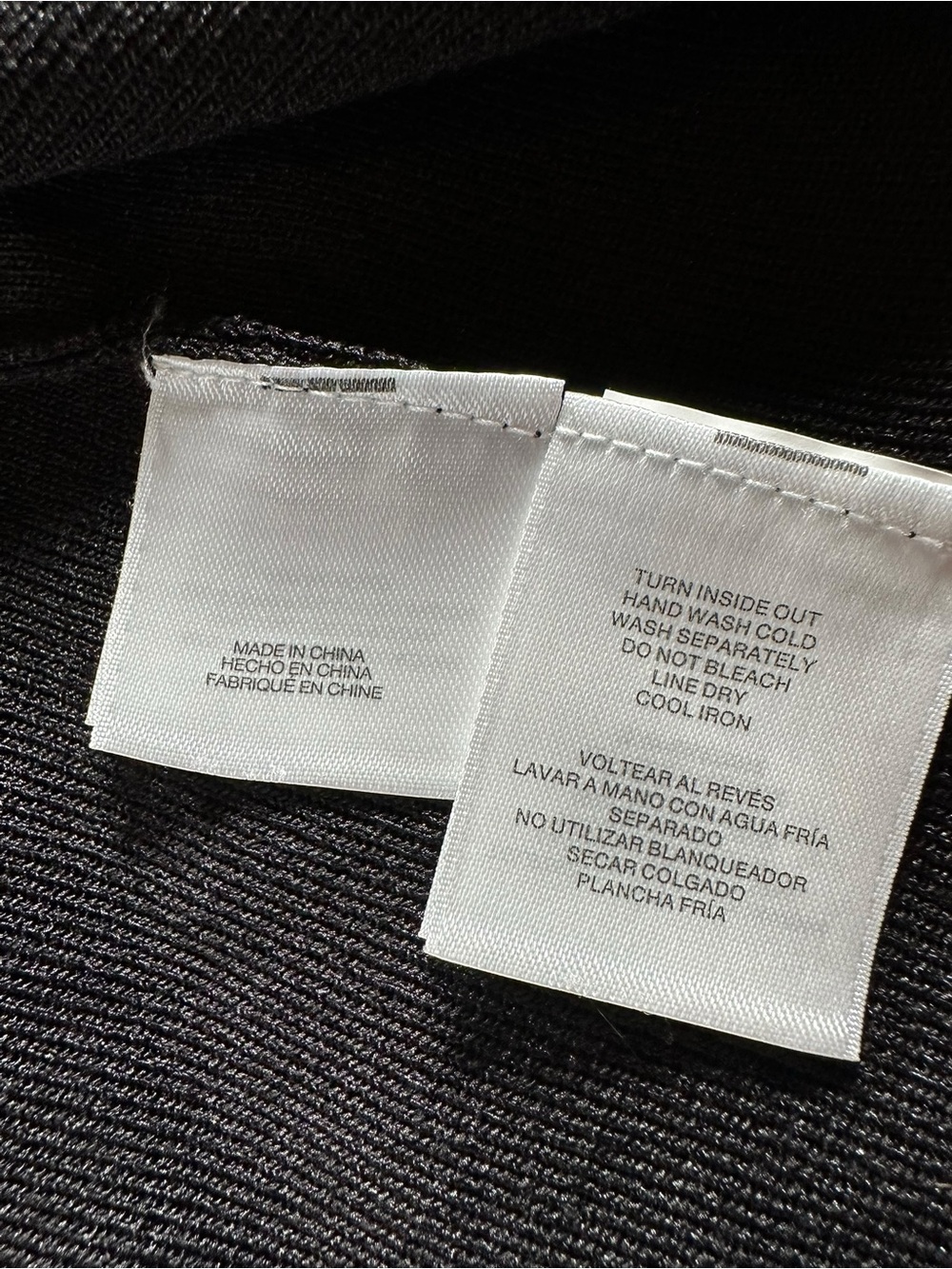 Anne Klein Black Cardigan with White Trim 1X - Picture 11 of 13
